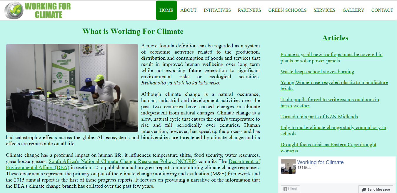 Working For Climate Website Pic